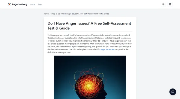 Do I Have Anger Issues? A Free Self-Assessment Test & Guide