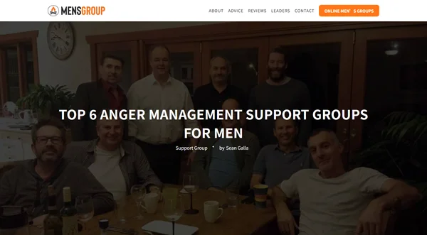 MensGroup – Anger Management Support for Men